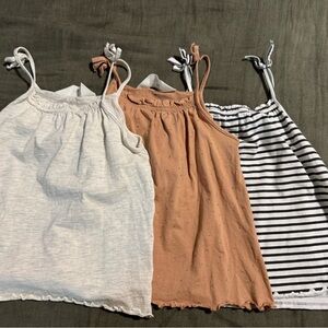 H&M spaghetti strap tank top bundle size 4-6y